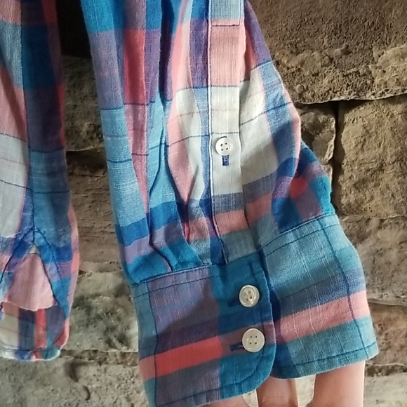 J. Crew Women's Plaid Popover - Picture 4 of 7